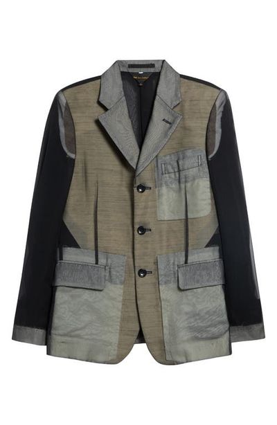 Comme des Garçons Comme des Garçons Georgette Thin Blazer