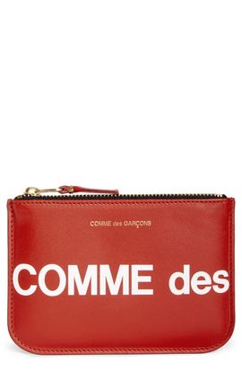 Comme des Garçons Comme des Garçons Huge Logo Small Zip Pouch