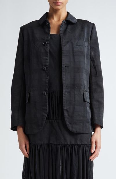 Comme des Garçons Comme des Garçons Jacquard Check Blazer