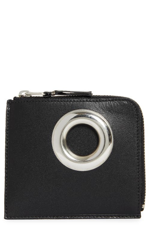 Comme des Garçons Comme des Garçons Large Eyelet Half Zip Wallet