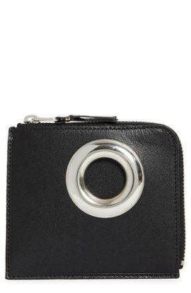 Comme des Garçons Comme des Garçons Large Eyelet Half Zip Wallet