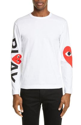 Comme des Garçons Comme des Garçons Logo Long Sleeve Graphic Tee