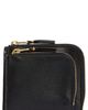 Comme des Garçons Comme des Garçons Outside Pocket Two-Compartment Half Zip Leather Wallet - 1