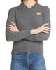 Comme des Garçons Comme des Garçons PLAY Golden Heart Logo Wool Sweater - 1