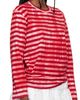 Comme des Garçons Comme des Garçons Red Cotton Jersey Stripe Garment Treated T-Shirt - 2