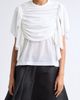 Comme des Garçons Comme des Garçons Ruched Velour T-Shirt - 1