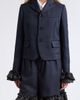 Comme des Garçons Comme des Garçons Ruffle Cuff Gabardine Blazer - 5