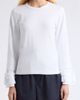 Comme des Garçons Comme des Garçons Ruffle Cuff Long Sleeve Cotton Top - 1