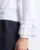 Comme des Garçons Comme des Garçons Ruffle Cuff Long Sleeve Cotton Top - 5