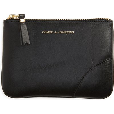 Comme des Garçons Comme des Garçons Small Classic Leather Zip-Up Pouch