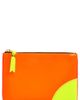 Comme des Garçons Comme des Garçons Super Fluo Leather Line Zip Pouch - 1
