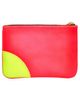 Comme des Garçons Comme des Garçons Super Fluo Leather Line Zip Pouch - 4