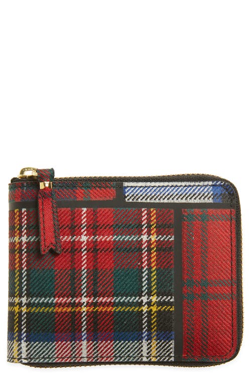 Comme des Garçons Comme des Garçons Tartan Patchwork Wool Wallet