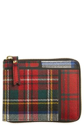 Comme des Garçons Comme des Garçons Tartan Patchwork Wool Wallet