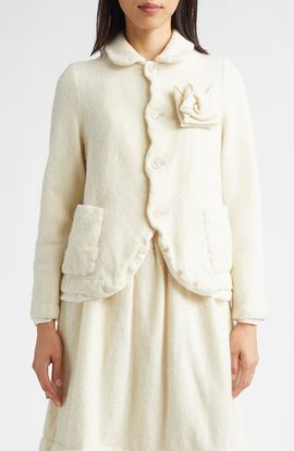 Comme des Garçons Comme des Garçons Wool Blend Felt Jacket