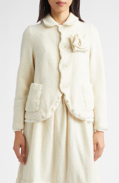 Comme des Garçons Comme des Garçons Wool Blend Felt Jacket