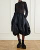 COMME des GARÇONS Gathered satin midi skirt - 2