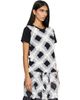Comme des Garçons Girl Comme des Garçons Girl Black & White Gather Tape Decoration T-shirt - 2