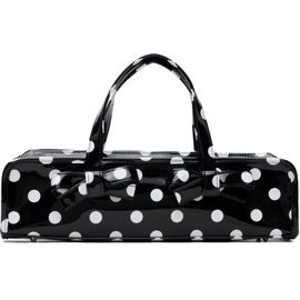 Comme des Garçons Girl Comme des Garçons Girl Black Patent Synthetic Leather Polka-Dot Bag