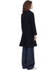 Comme des Garçons Girl Comme des Garçons Girl Navy Wool Nylon Melton Coat - 3