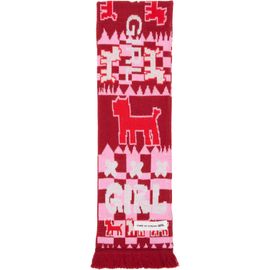 Comme des Garçons Girl Comme des Garçons Girl Red Knitted Stole Scarf