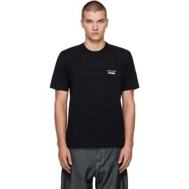Comme des Garçons Homme Comme des Garçons Homme Black 'Homme' Chest Logo Cotton T-shirt