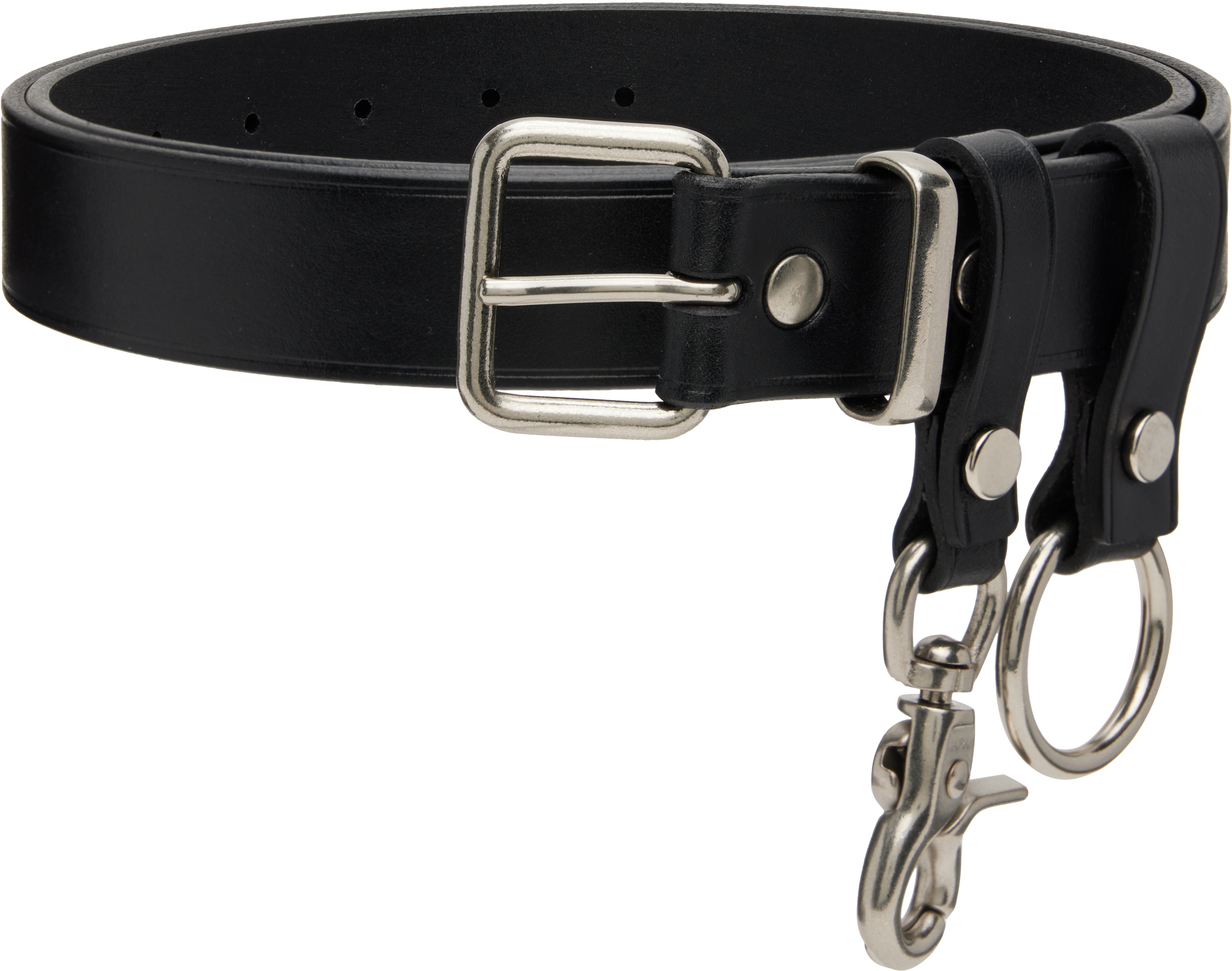 Comme des Garçons Homme - Black Steer Oil Smooth 30Mm Belt