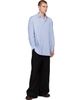 Comme des Garçons Homme Comme des Garçons Homme Blue Cotton Stripe Shirt - 4