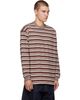 Comme des Garçons Homme Comme des Garçons Homme Brown Cotton Jersey Stripe T-shirt - 2