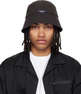 Comme des Garçons Homme Comme des Garçons Homme Brown Garment Dyed Oxford Bucket Hat
