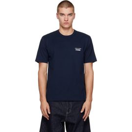 Comme des Garçons Homme Comme des Garçons Homme Navy 'Homme' Chest Logo Cotton T-shirt