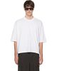 Comme des Garçons Homme Comme des Garçons Homme White Cotton Jersey Slightly Brushed T-shirt - 1