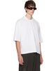 Comme des Garçons Homme Comme des Garçons Homme White Cotton Jersey Slightly Brushed T-shirt - 2