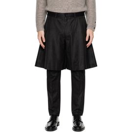 Comme des Garçons Homme Plus Comme des Garçons Homme Plus Black Blight Satin Trousers