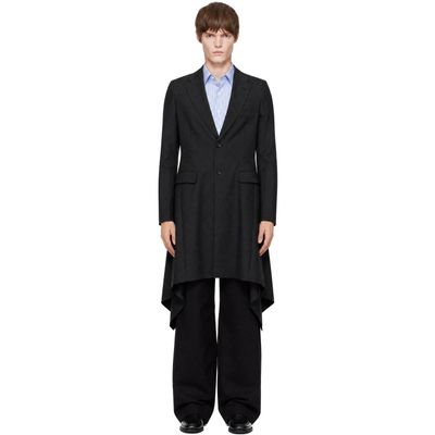 Comme des Garçons Homme Plus Comme des Garçons Homme Plus Black Dobby Cloth Coat