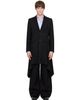 Comme des Garçons Homme Plus Comme des Garçons Homme Plus Black Gabardine Thick Coat - 1