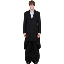 Comme des Garçons Homme Plus Comme des Garçons Homme Plus Black Gabardine Thick Coat