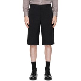 Comme des Garçons Homme Plus Comme des Garçons Homme Plus Black Wool Gabardine Shorts