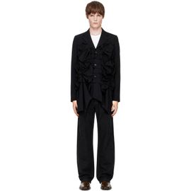 Comme des Garçons Homme Plus Comme des Garçons Homme Plus Black Wool Tropical Blazer