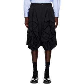 Comme des Garçons Homme Plus Comme des Garçons Homme Plus Black Wool Tropical Shorts