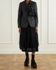 COMME des GARÇONS Layered gathered georgette and organza midi skirt - 2