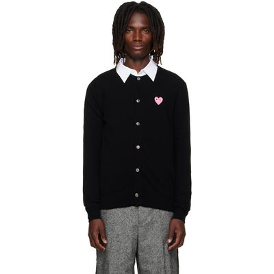 COMME des GARÇONS PLAY COMME des GARÇONS PLAY Black Heart Emblem Round Neck Cardigan
