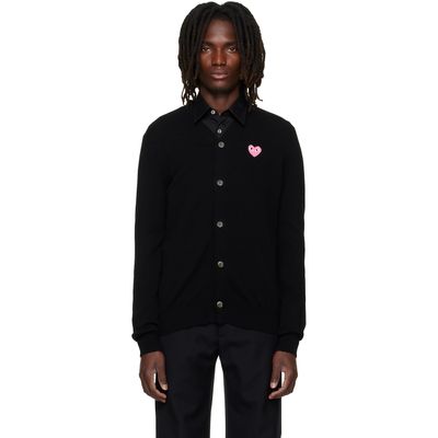 COMME des GARÇONS PLAY COMME des GARÇONS PLAY Black Heart Emblem V-Neck Cardigan