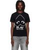 COMME des GARÇONS PLAY COMME des GARÇONS PLAY Black 'PLAY' Logo Print T-shirt - 1