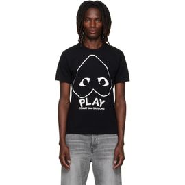 COMME des GARÇONS PLAY COMME des GARÇONS PLAY Black 'PLAY' Logo Print T-shirt
