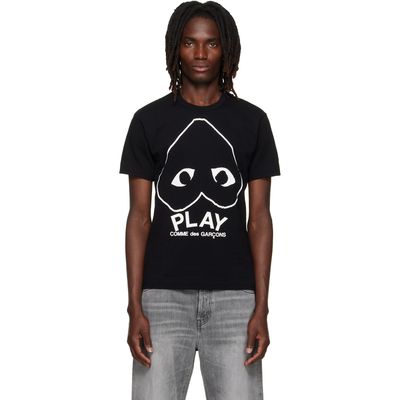 COMME des GARÇONS PLAY COMME des GARÇONS PLAY Black 'PLAY' Logo Print T-shirt