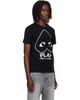 COMME des GARÇONS PLAY COMME des GARÇONS PLAY Black 'PLAY' Logo Print T-shirt - 2