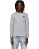 COMME des GARÇONS PLAY COMME des GARÇONS PLAY Gray Heart Emblem Long Sleeve T-shirt - 1