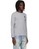 COMME des GARÇONS PLAY COMME des GARÇONS PLAY Gray Heart Emblem Long Sleeve T-shirt - 2