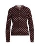 Comme des Garçons PLAY Women's Heart Polka Dot Cardigan - 1
